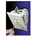Trademark Global Hidden Wall Safe, 0.65 Lb, 0.02 Cu Ft, White 1 thumbnail image