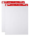 Office Depot® Brand Easel Pads, 27" x 34", 50 Sheets, 30% Recycled, White, Pack Of 2