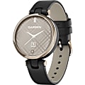 Line Garmin Lily Smart Watch - Women - Heart Rate Monitor, Pulse Oximeter Sensor, Accelerometer, Ambient Light Sensor  - TFT LCD - Touchscreen - Bluetooth - 120 Hour - 1.34" - Black, Cream Gold Case 1 thumbnail image