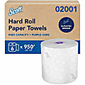 Scott Essential High Capacity Hard Roll Paper Towels with Elevated Design and Absorbency Pockets, 950’ Per Roll, 6 Rolls Per Case 1 thumbnail image