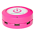 ChargeHub X5 5-Port USB Charger, Pink, CRGRD-X5-005