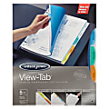 Wilson Jones® View-Tab® Transparent Dividers, 5-Tab, Multicolor