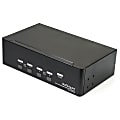 StarTech.com 4 Port Dual DisplayPort KVM Switch - DisplayPort 1.2 KVM - 4K 60Hz -  SV431DPDDUA2 1 thumbnail image
