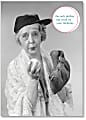 Viabella Fun Birthday Greeting Card With Envelope, Pitcher, 5" x 7" 1 thumbnail image