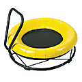 Gonge Mono Trampoline, 12-1/8"H x 40-1/2"W x 40-1/2"D, Yellow/Black