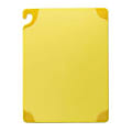 San Jamar Saf-T-Grip® Cutting Board, 1/2"H x 15"W x 20"D, Yellow