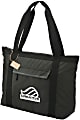 Custom NBN All-Weather Promotional Recycled Tote, 20” x 13-3/4”, Black