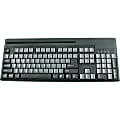 Wasp WKB1155 POS Keyboard - QWERTY Layout - Magnetic Stripe Reader - USB - Black, Gray 1 thumbnail image