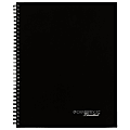 Cambridge® Limited® 30% Recycled Business Notebook, Quick Notes, 8 1/2" x 11", 1 Subject, Legal Ruled, 80 Sheets, Black (658846)