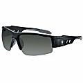 Ergodyne Skullerz® Safety Glasses, Dagr, Matte Black Frame, Smoke Lens