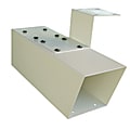 Mail Boss™ Locking Mailbox With Newspaper Holder, 17 1/2"H x 6"W x 6"D, White 1 thumbnail image