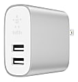 Belkin® Boost Charge 2-Port USB Home Charger, Silver, F7U049DQSLV 1 thumbnail image