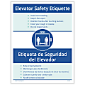 ComplyRight™ Coronavirus And Health Safety Posting Notice, Elevator Safety Etiquette, English 8-1/2" x 11" 1 thumbnail image