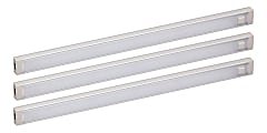 Black+Decker 3-Bar Under-Cabinet LED Lighting Kit, 12", Natural Daylight