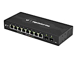 Ubiquiti EdgeSwitch 10XP - Switch - managed - 8 x 10/100/1000 (PoE) + 2 x Gigabit SFP - rack-mountable, wall-mountable - PoE - DC power