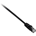 V7 Cat.6 Ethernet Patch Cable - 10ft - 10 ft Category 6 Network Cable - First End: 1 x RJ-45 Male Network - Second End: 1 x RJ-45 Male Network - Patch Cable - Black