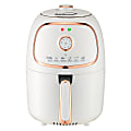 Brentwood 2 Qt Small Electric Air Fryer With Timer And Temp Control, White/Rose Gold