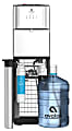 Avalon Bottom-Loading Water Cooler/Dispenser, 41"H x 12"W x 13"D, Silver 1 thumbnail image