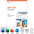 Office 365 Personal, For 1 PC/Mac®, 1 Year Subscription