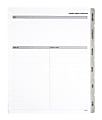 2027 TUL® Discbound Monthly Planner Refill Pages Set With 12 Tab Dividers, Letter Size, Gray, January To December, Total Qty 1 1 thumbnail image