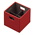 Rubbermaid® Bento Decorative Storage Container, Small, Paprika