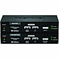 TRENDnet USB KVM Extension Kit - 2 Computer(s) - 1 Local User(s) - 1 Remote User(s) - 328.08 ft Range - WUXGA - 1920 x 1200 Maximum Video Resolution - 2 x Network (RJ-45) - 6 x USB - 4 x VGA