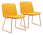 Zuo Modern Joy Dining Chair, Yellow
