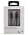 Ativa® USB-C Braided Charging Cable, 3', Gray, 45834