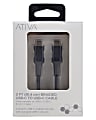 Ativa® USB-C Braided Charging Cable, 3', Gray, 45834 1 thumbnail image