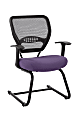 Office Star™ Space 55 Series Professional AirGrid® Back Visitors Chair, Purple