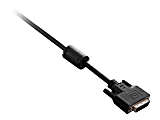 V7 - DVI cable - dual link - DVI-D (M) to DVI-D (M) - 6 ft - black