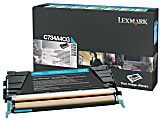 Lexmark™ C734A4CG Cyan Toner Cartridge 1 thumbnail image