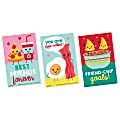 Amscan Valentine’s Day Notepads, Characters, Paper, 2-1/4” x 3-1/2”, Multicolor, 12 Notepads Per Pack, Set Of 5 Packs