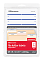 Office Depot® Brand Print-Or-Write Color Permanent File Folder Labels, OD98817, Rectangle, 5/8" x 3 1/2", Dark Blue, Pack Of 252 1 thumbnail image