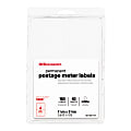 Office Depot® Brand Self-Adhesive Postage Meter Mailing Labels, 7278205288, 1 1/2" x 2 3/4", White, Pack Of 160 1 thumbnail image