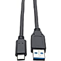 Tripp Lite USB C to USB-A Cable 5 Gbps USB 3.1 Gen 1 M/M USB Type C 6ft 6' - 1x Type C Male USB - 1x Type A Male USB - U428006 1 thumbnail image