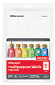 Office Depot® Brand Removable Inkjet/Laser Multipurpose Round Labels, OD98791, 3/4" Diameter, White, Pack Of 1,008 1 thumbnail image