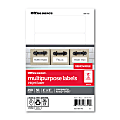 Office Depot® Brand Removable Inkjet/Laser Labels, OD98799,Rectangle, 1" x 3", White, Pack Of 250 1 thumbnail image