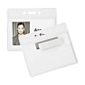 Office Depot® Brand Magnet Badge Holders, 3 3/4" x 3 1/4", Clear, Pack Of 12 1 thumbnail image
