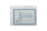 Office Depot® Brand Convertible Name Badge Holders, 3" x 4", Pack Of 25 1 thumbnail image