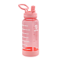 Takeya Tritan™ Motivational Water Bottle, 32 Oz, Flutter Pink