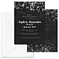 Custom Shaped Event Invitations With Envelopes, Glistening Lights, 5" x 7", Box Of 25 Invitations 1 thumbnail image