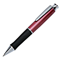 SKILCRAFT® AbilityOne Wide Body Retractable Pen, Medium Point, Burgundy Barrel, Black Ink