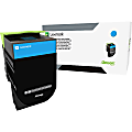 Lexmark Unison 800S2 Standard Yield Laser Toner Cartridge - Cyan - 1 Each - 2000 Pages 1 thumbnail image