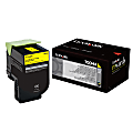 Lexmark™ 70C0H40 Yellow High Yield Toner Cartridge 1 thumbnail image