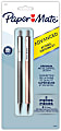 Paper Mate® Advanced Metal Barrel Mechanical Pencils, 0.7 mm, Gray/Rose Barrels, Pack Of 2 Pencils