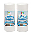 Mind Reader Glass Cleaning Wipes, Fresh Scent, 40 Wipes Per Container, Set Of 2 Containers 1 thumbnail image