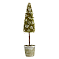 Nearly Natural Flocked Moss Artificial Cone Tree, 2' 1 thumbnail image