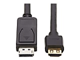 Tripp Lite DisplayPort to HDMI Adapter Active DP 1.2a to HDMI 2.0 M/M 10ft