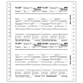 ComplyRight™ 1099-R Tax Forms, Copies B, C, 2 And Extra File Copy, 4-Up Box Style, 8-1/2" x 11", Pack Of 2,000 Forms